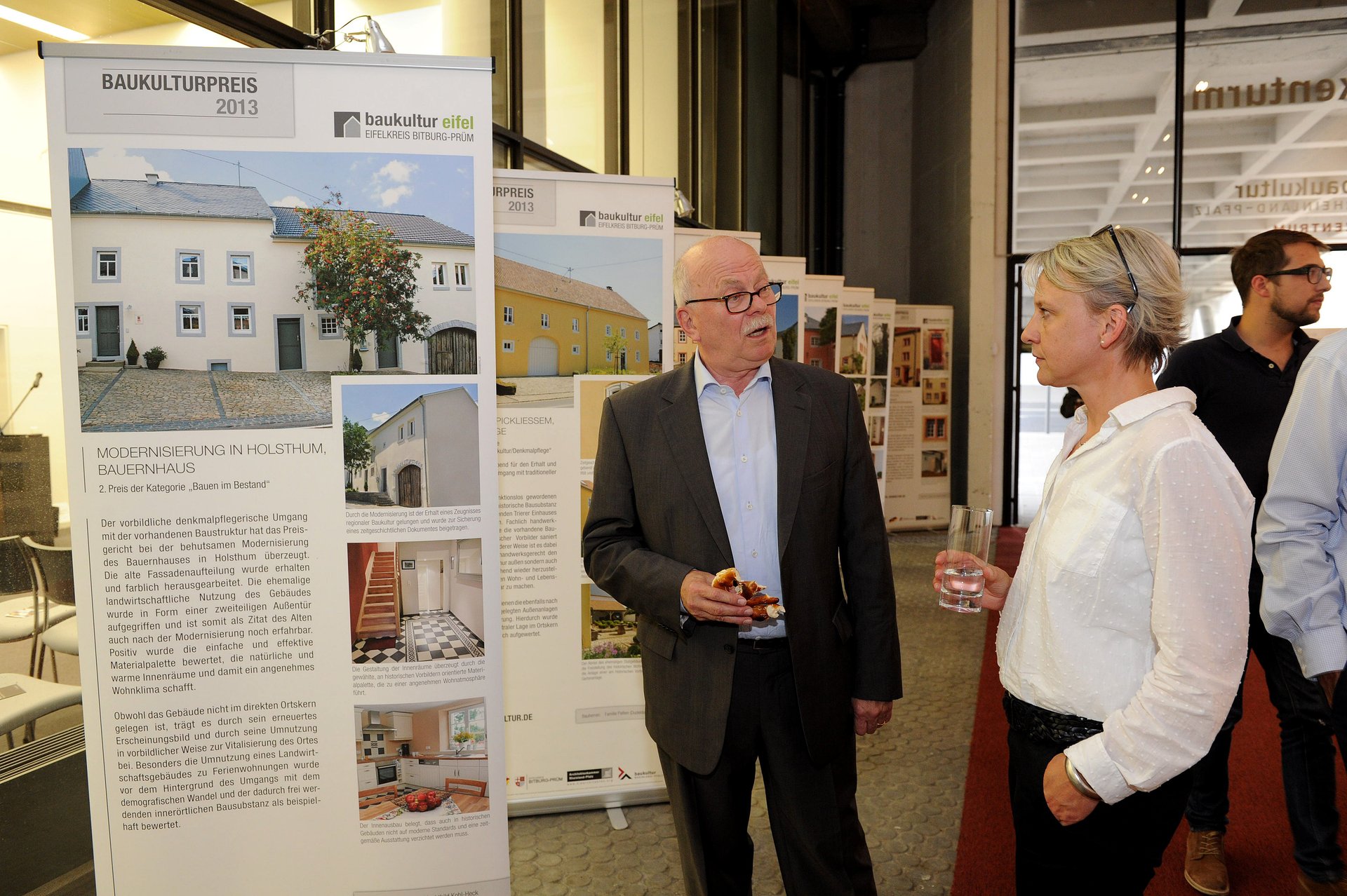 Der Baukulturpreis Eifel 2013 zu Gast im Zentrum Baukultur Rheinland-Pfalz. (Foto: Kristina Schäfer)